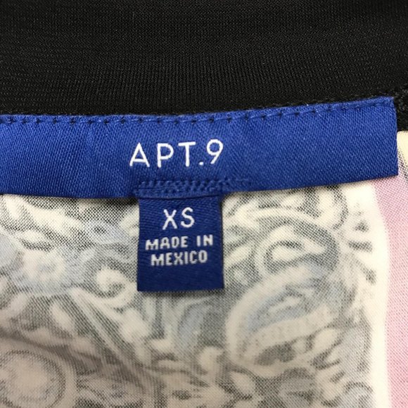 Apt 9 Print Sleeveless Top XS - Picture 4 of 6